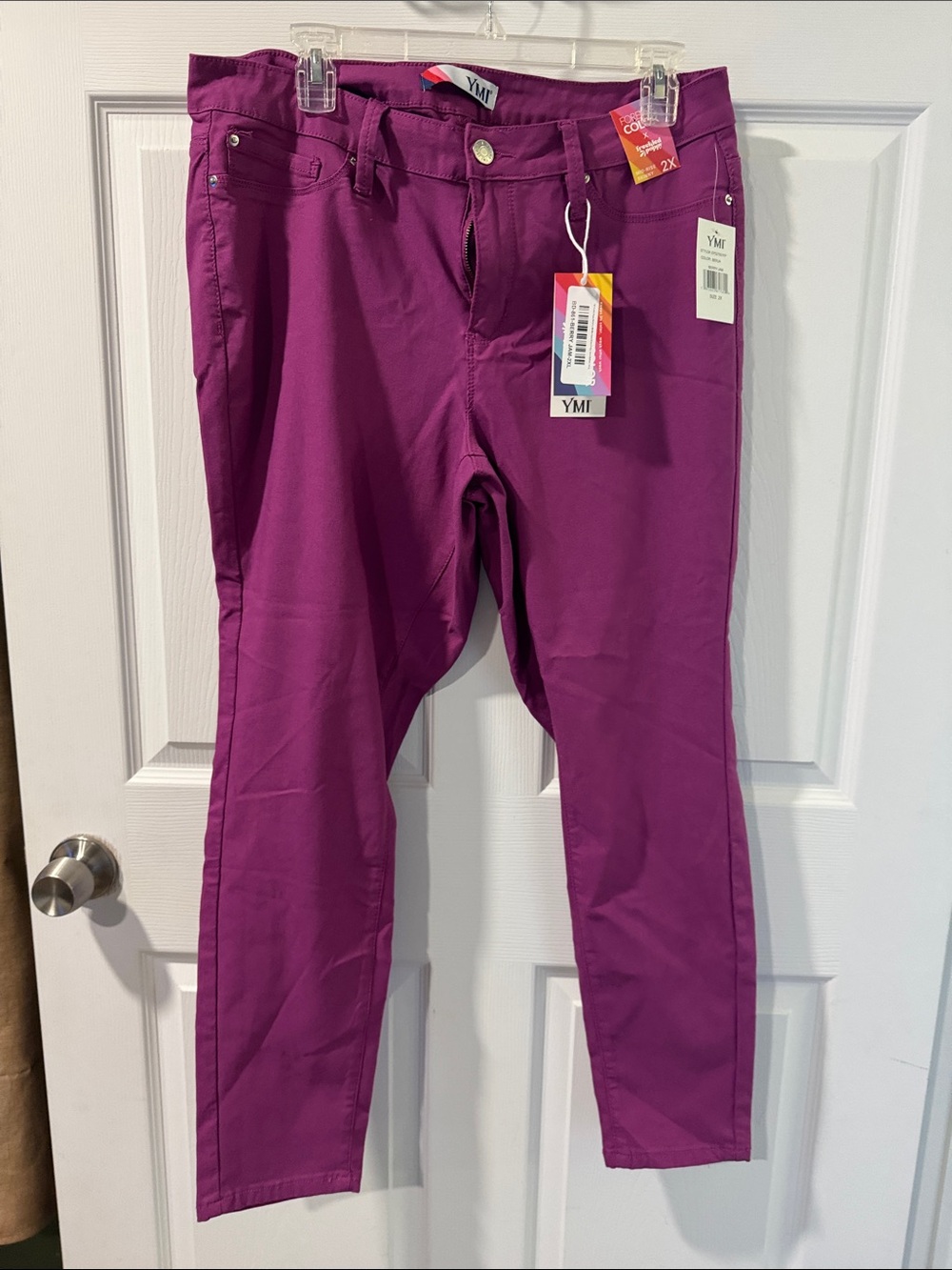YMI Bold Magenta Skinny Pants